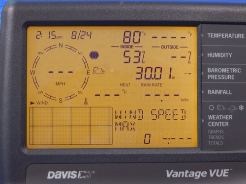 Davis Instruments 6351 VANTAGE VUE SOLO CONSOLE METEO INTEGRATA con registratore dati - Foto 17 di 23