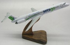 MD-83 Jetsgo Douglas MD83 Airplane Wood Model Free Ship