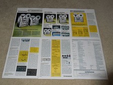 Pioneer Pro Open Reel Brochure, 6 pg, RT-2044, RT-2022, Specs, Article, Pics