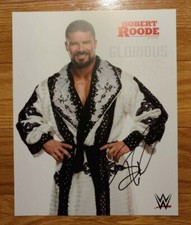 WWE Photo 8x10 signed by Glorious BOBBY ROBERT ROODE