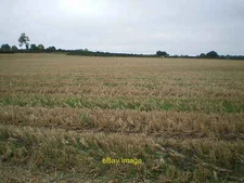 Photo 12x8 Field of stubble west of Manor Farm cottages The Wyke The view  c2021