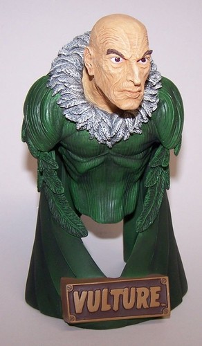Spider-man Vulture Bust # 1718/6500 Art Asylum's Rogues Gallery 2002 Marvel NIB - Picture 4 of 8