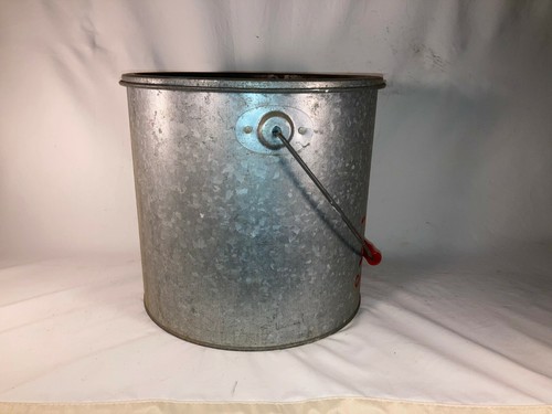 Vintage Westpoint Full Floating Min-O-Life Bait Minnow Bucket Fishing Galv. Pail - Picture 8 of 12