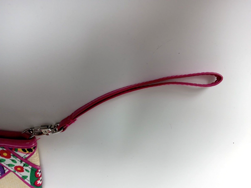 2011 Vera Bradley Viva La Vera Clutch gewebt Stroh Umschlag Handgelenktasche - Bild 9 von 13