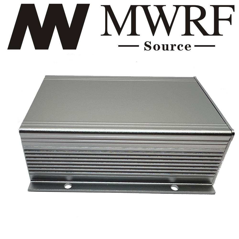 Silver Aluminum Project Box / Electronic Enclosure - 1.5" X 2.91" X 4.33" (38.1mm X 73.9mm X 110mm)