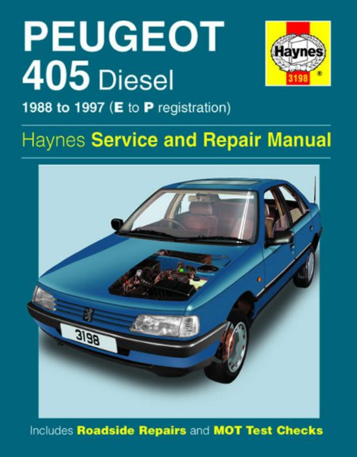 Peugeot 405 1988-1997 Diesel Haynes Workshop Manual