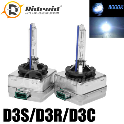2pcs D3S HID Bulbs OEM Headlight Direct Replacement Kit 8000K D3R 42403 42302