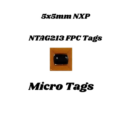 NEU NXP NTag213 *FPC Micro Tags 5x5mm ganz neu, sehr klein u. programmierbar  