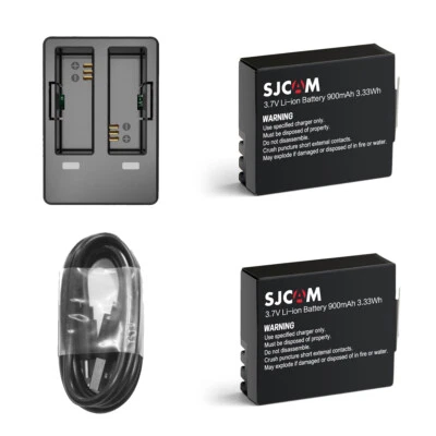 Action Sport Camera Battery USB Charger 3.7V 900mAh For SJCAM SJ4000 SJ5000 SJ4K