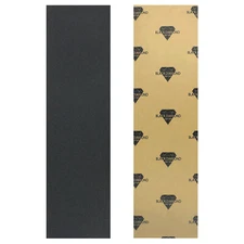 Black Diamond Old School Skateboard Grip Tape Sheet Black 10" x 34" Griptape