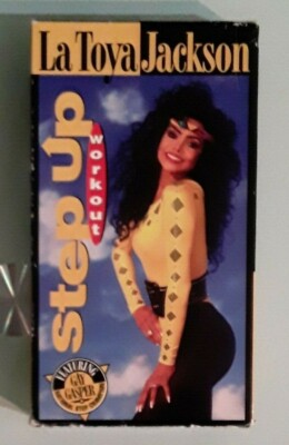 la toya jackson  STEP UP WORKOUT  featuring gay casper   VHS VIDEOTAPE