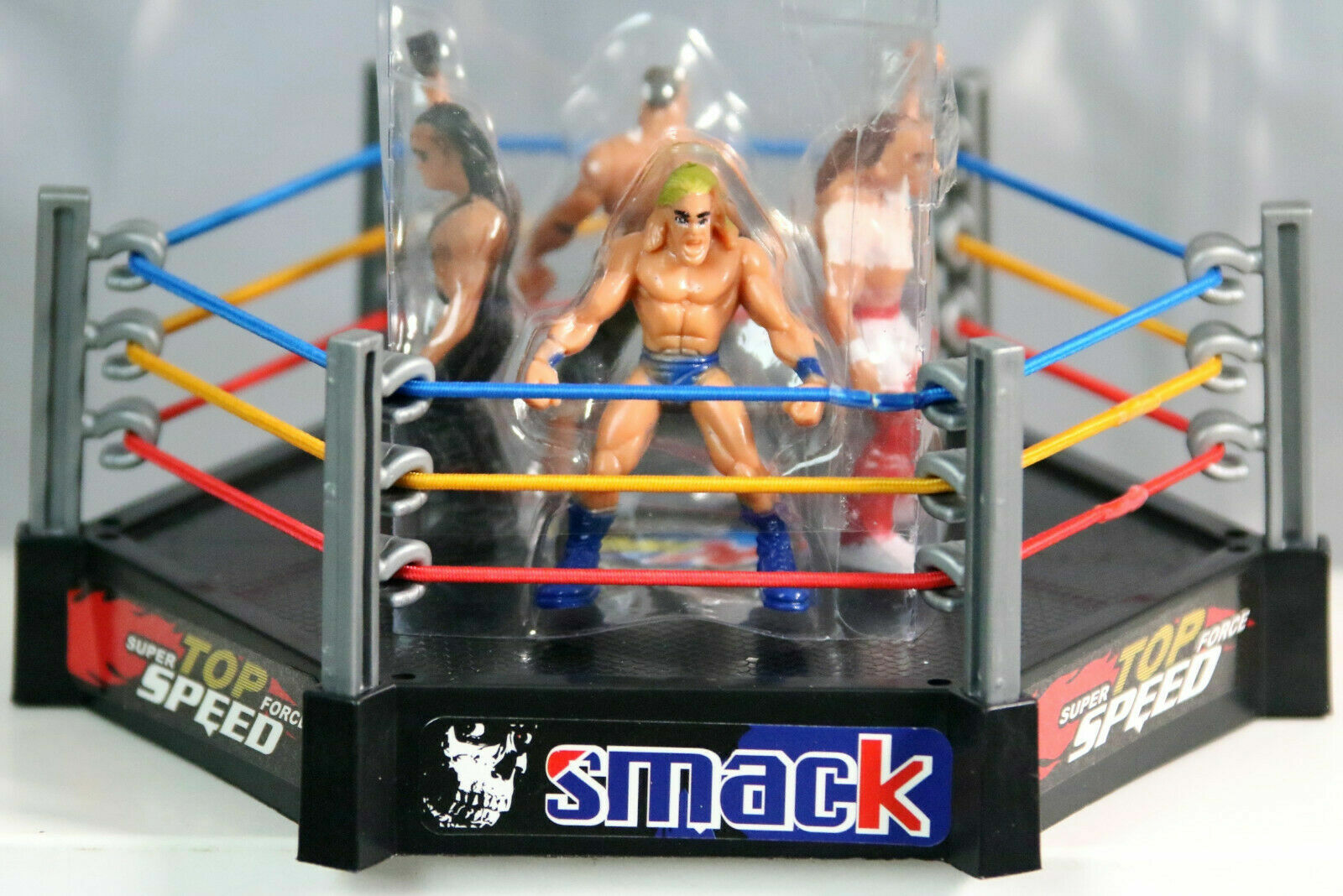 New Toy Wrestling Ring Set with 4 