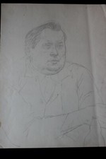 DDR Maler Professor Peuker Wolfgang Bleistift Zeichnung Original  Studien