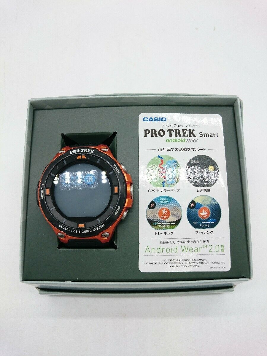 Casio Smart Outdoor Watch PRO TREK Smart WSD-F20 Smartwatch Orange Orange  WSD-F20RGBAU - Best Buy