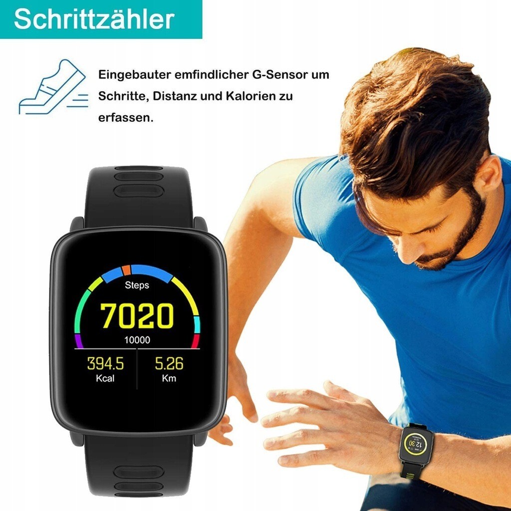 Schrittzähler Asialong Fitness Armband App Smart Watch Yamay