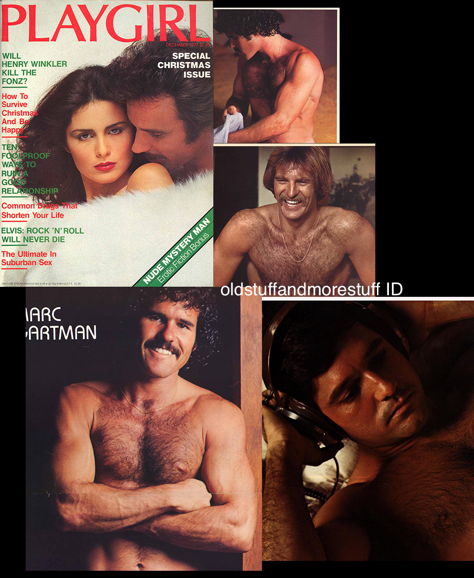 PLAYGIRL 12-77 HAIRY MORLEY & MARC! ELVIS NUDE FIREMEN HENRY WINKLER DEC 1977