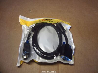 Delock Cable SVGA 1m Male-Male VGA 15-Pin Monitor Screen Cable NEW NEW NUOVO