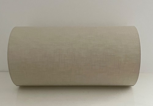 Extra Tall Lampshade Ecru Beige 100% Linen Cylindrical Cylinder Drum - Picture 8 of 12