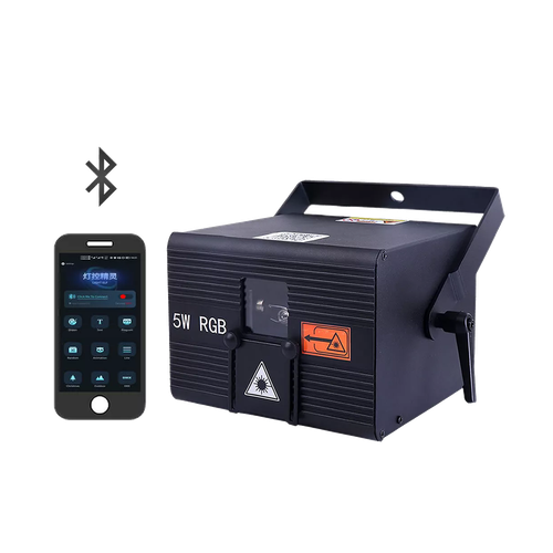 App Edit 5W RGB iLDA DMX Animation laser projector For Wedding Party Stage Light - Picture 12 of 16