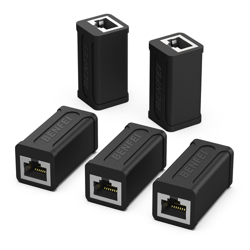 Acoplador en línea RJ45, paquete de 5, acoplador Ethernet hembra Cat7 Cat6 Cat5e - Imagen 12 de 12