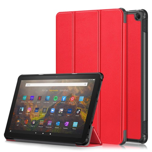 Case For Amazon Fire HD 10/HD 8/Fire Max 11 Smart Folding Weak/Sleep Cover - Picture 57 of 133