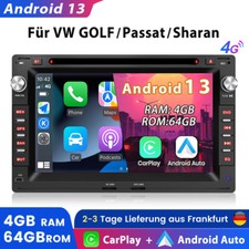 Für VW Polo 9N Golf 4 Passat B5 T5 DAB+ Android 13 4+64GB Autoradio Carplay GPS