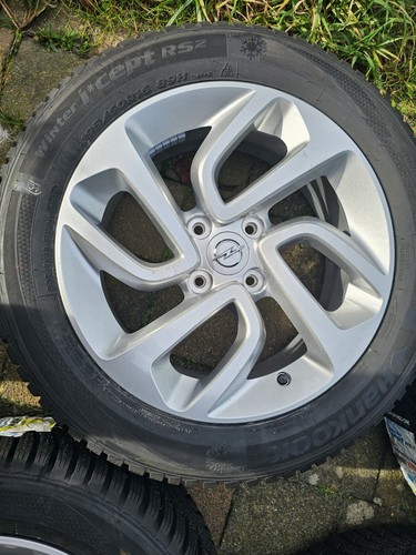 195 60 16 89H HANKOOK Opel Crossland Alu Felgen Satz Winter ALU 39007897 DOT19 - Bild 3 von 14