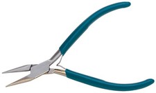 4-1/2" Teal Slimline Chain Nose Pliers Jewelry Making Wire Metal Forming Tool