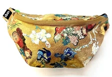 Vincent Van Gogh Flower Pattern Fanny Pack  Lightweight Travel Waist Bag