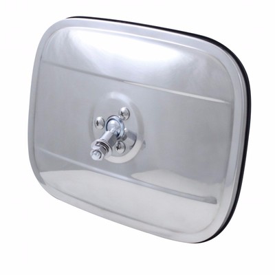 Pair 1940-72 Chevy / GMC Door Mirrors - Stainless Steel Square