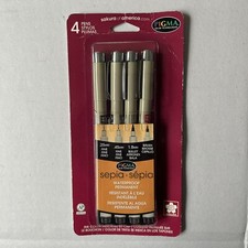 SAKURA PIGMA MICRON Pens .25mm .45mm 1.0mm BROWN NIP