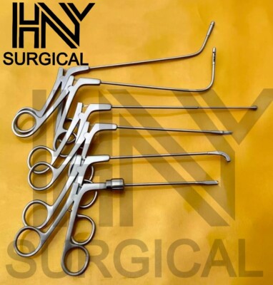 Fess Instruments Set, Endoscopic Sinus Surgery 6 Pcs ENT Instrument Set