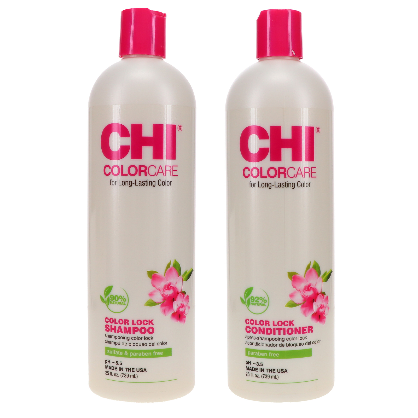 Шампунь CHI ColorCare Color Lock Shampoo 25 унций и кондиционер ColorCare Color Lock Conditioner 25 унций