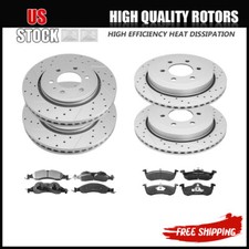 Front & Rear Rotors+ Brake Pads for 2007-2009 Ford Expedition Lincoln Navigator