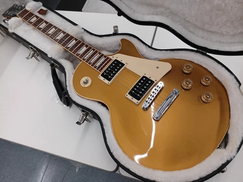 Gibson Les Paul Signature T Gold Top Made in USA 2013 Solid Body Electric Guitar