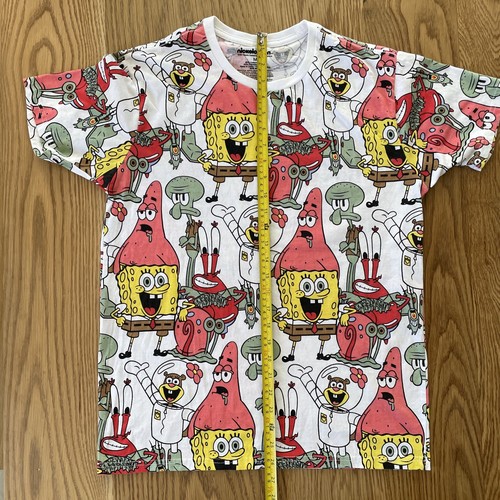 Nickelodeon 2021 Mens Sponge Bob Patrick Gary Sandy Gang T-shirt Nickelodeon M - Picture 6 of 8