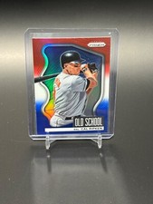 2022 Panini Prizm #OS-5 Cal Ripken Red, White, & Blue Old School Orioles HOF