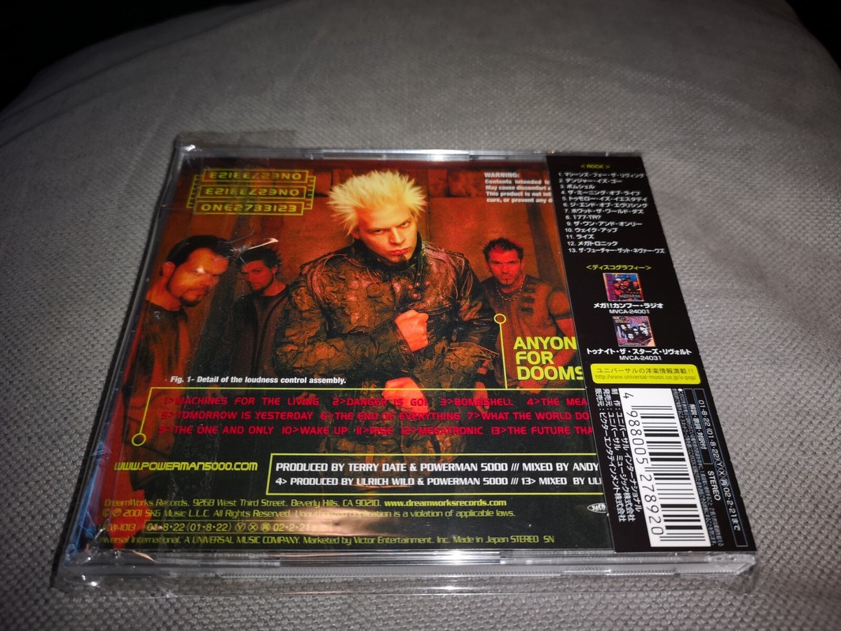 POWERMAN 5000 - Anyone For Doomsday? - Japan CD UICW-1013 | eBay POWERMAN 5000 - Anyone For Doomsday? - Japan CD UICW-1013 | eBay