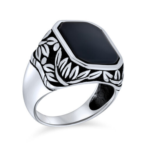 115 Rare Size 23 LHN Jewelry Onyx Anchor Ring | eBay