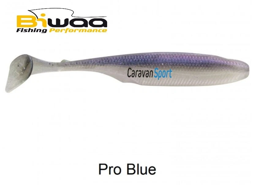 Leurre Souple Pearl 4" - Pack De 7 Appâts Type Ver Roi Grand Marteau (bleu Grunion)