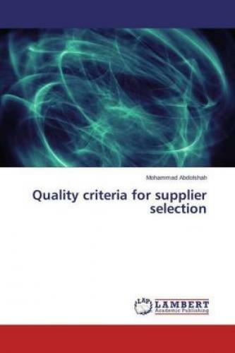 Thumbnail - Quality Criteria For Supplier Selection 2616