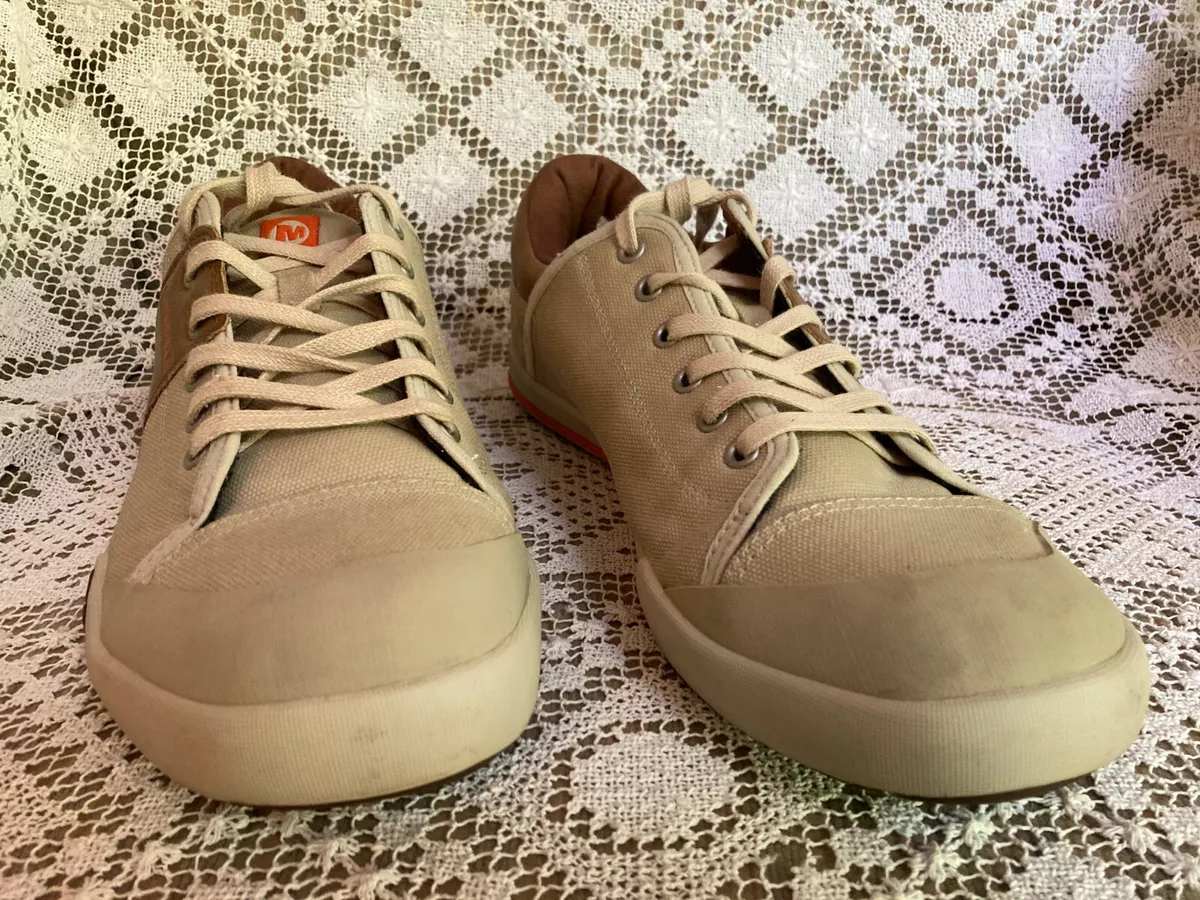 Merrell Rant Natural Canvas Lace Up Top Athletic Shoes US 11.5, EUC | eBay