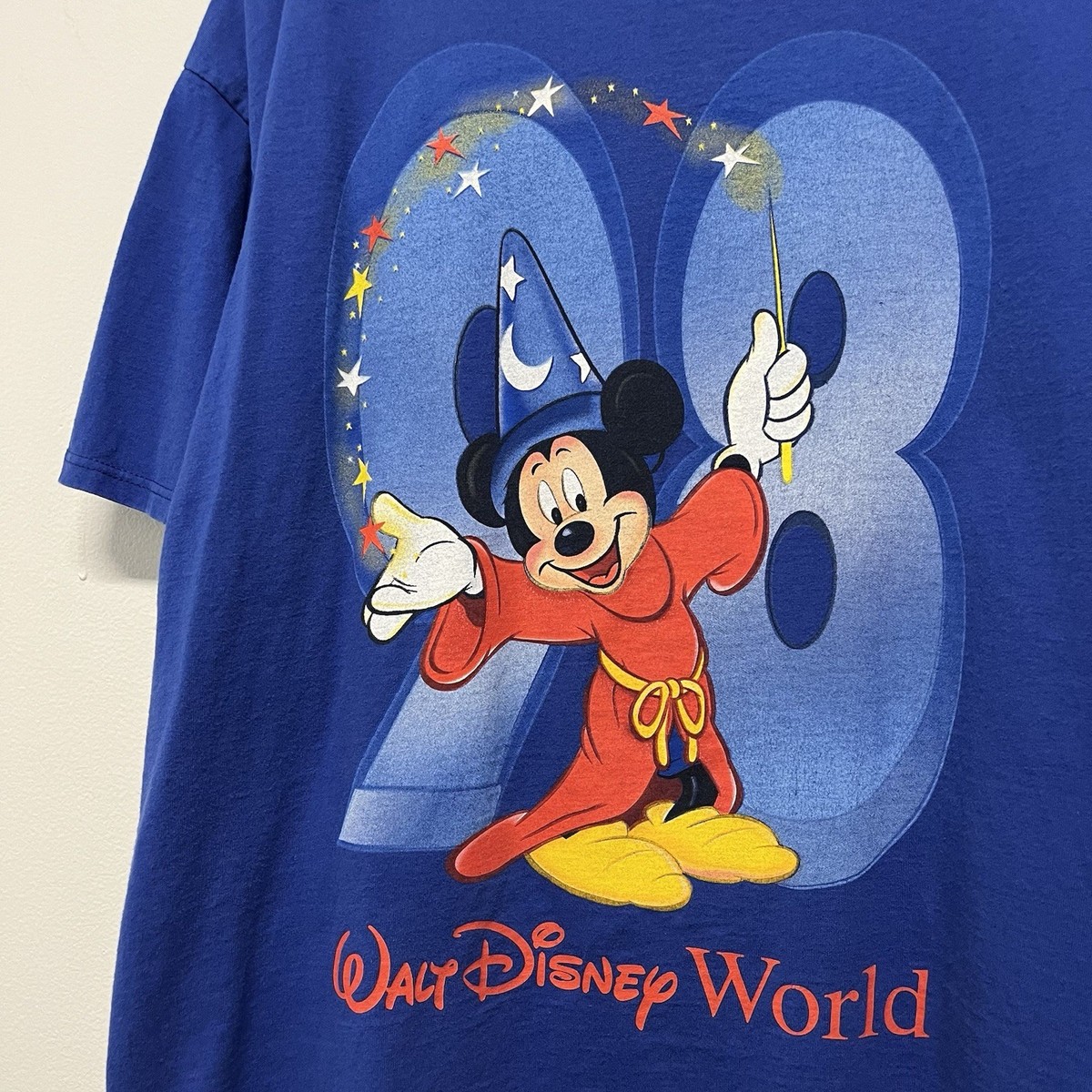Vintage 90s 1998 Walt Disney World Mickey Mouse Wizard Fantasia