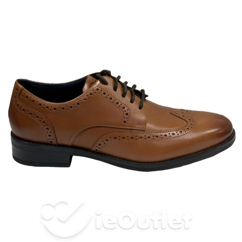 NUEVOS Zapatos de Vestir Cole Haan Grand+ Oxford Punta de Ala Cuero - Tostado Británico - Talla 11 - Imagen 3 de 7