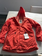 Woman  s Burton Insulated Snowboard Jacket Red Medium Dry Ride Waterproof