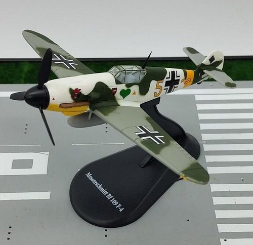 Avión de combate Messerschmitt Bf-109 modelo militar fundido a presión de... - Imagen 6 de 13
