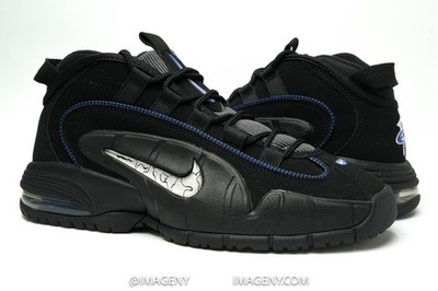 NIKE AIR PENNY I USED SIZE 9.5 ALL STAR BLACK SILVER VARSITY ROYAL DN2487-002