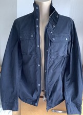 Barbour International Black Lightweight Cotton Jacket Size Medium