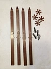Vintage Mattel Barbie Ski Queen or Ken Ski Champion Skis & Pole Parts Set of 4