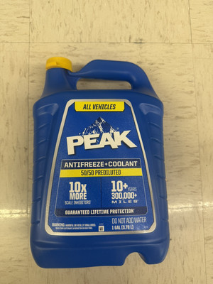 All Vehicles Peak Antifreeze+Coolant 50/50 Prediluted 1 Gallon PK8853